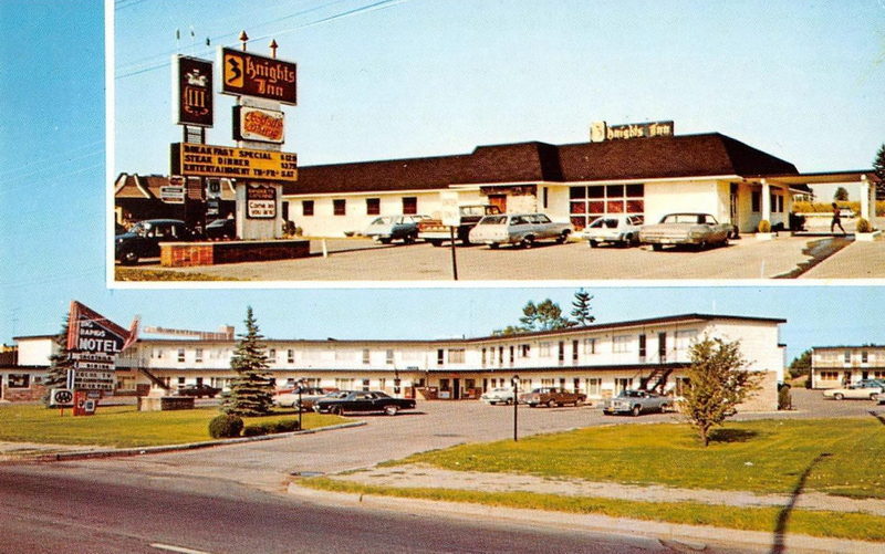 Big Rapids Motel - Vintage Postcard (newer photo)
